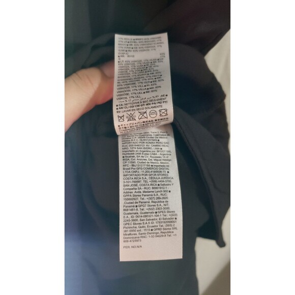 Banana Republic Italian Satin Wide-Leg Jumpsuit Size XL Viscose Wool Dark Brown - Picture 8 of 12